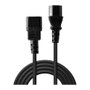Lindy Cable de Extensión IEC C14 a C13 Negro 1 m