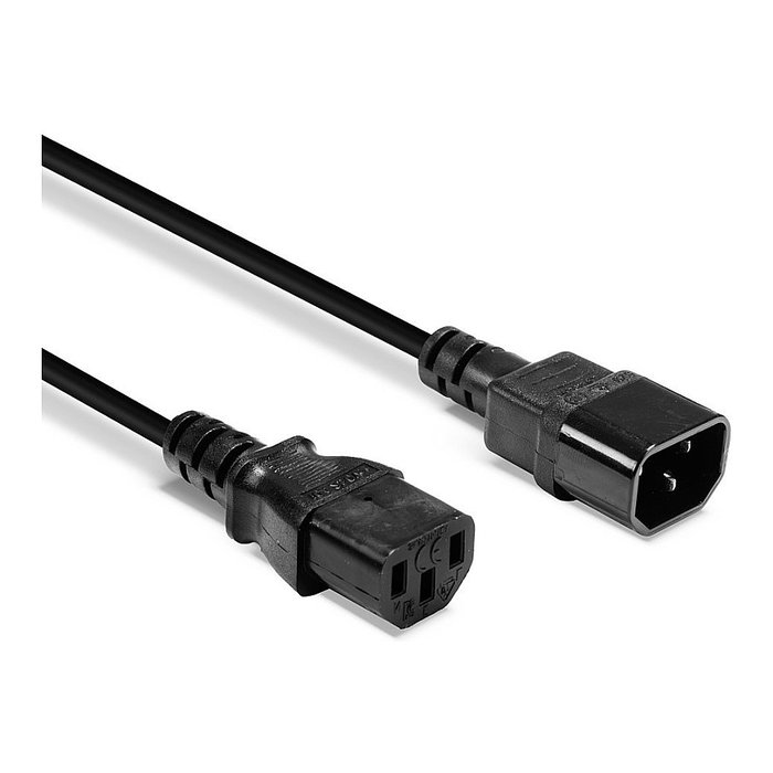 Lindy Cable de Extensión IEC C14 a C13 Negro 1 m