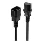 Lindy Cable de Extensión IEC C14 a C13 Negro 1 m