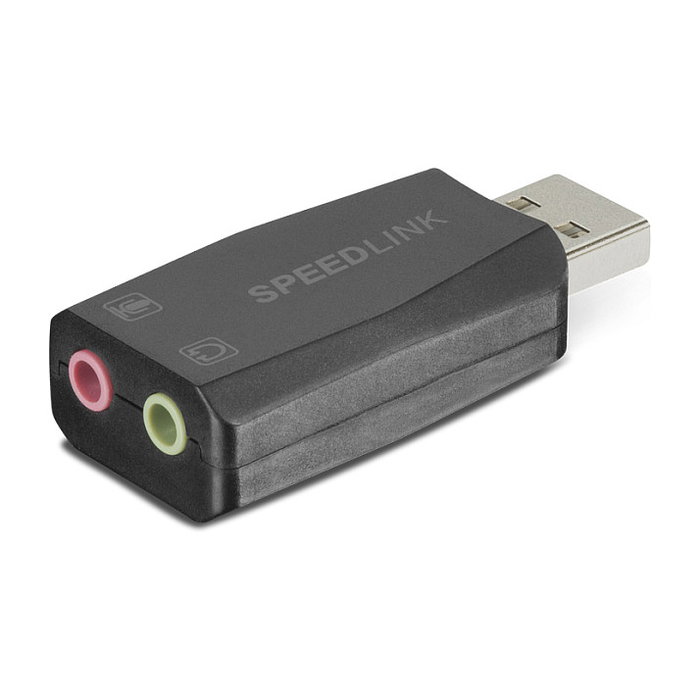 Speedlink VIGO Tarjeta de Sonido USB Negra