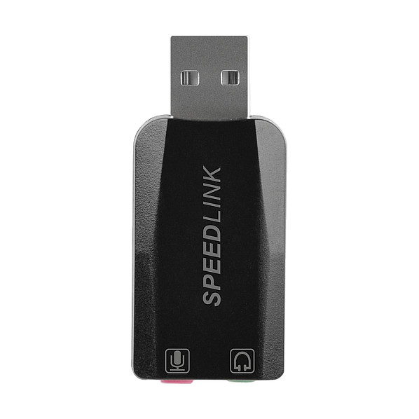 Speedlink VIGO Tarjeta de Sonido USB Negra