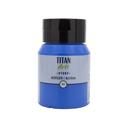 Titan Arts Acrílico Study Azul Cyan Bote 500ml nº55