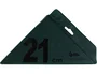 Liderpapel Escuadra de acrílico verde 21 cm