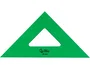 Liderpapel Escuadra de acrílico verde 21 cm