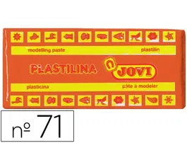 Jovi Plastilina Naranja Unidad Tamaño Mediano +150g Pasta Vegetal Moldeable