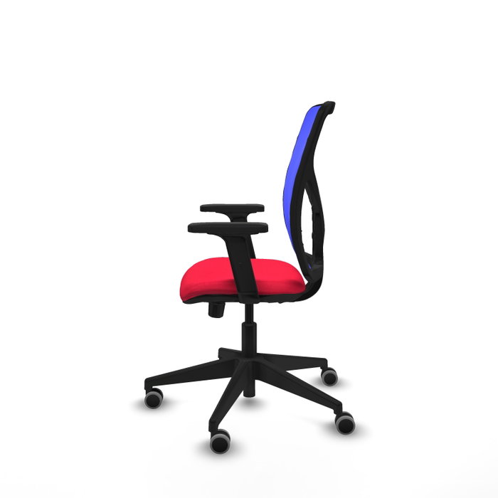 PIQUERAS Y CRESPO Silla de oficina Motilla con mecanismo Sincro/Traslack Rojo y Azul PIQUERAS Y CRESPO Silla de oficina Motilla con mecanismo Sincro/Traslack Rojo y Azul