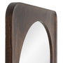Espejo Nogal Madera Paulonia Decoración 80 X 4 X 80 cm