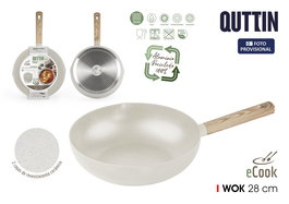 Quttin Sarten Wok 28 cm Ecook (6 Unidades)