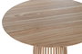 DKD Home Decor Mesa Redonda Comedor Scandi Natural 120 x 76 x 120 cm