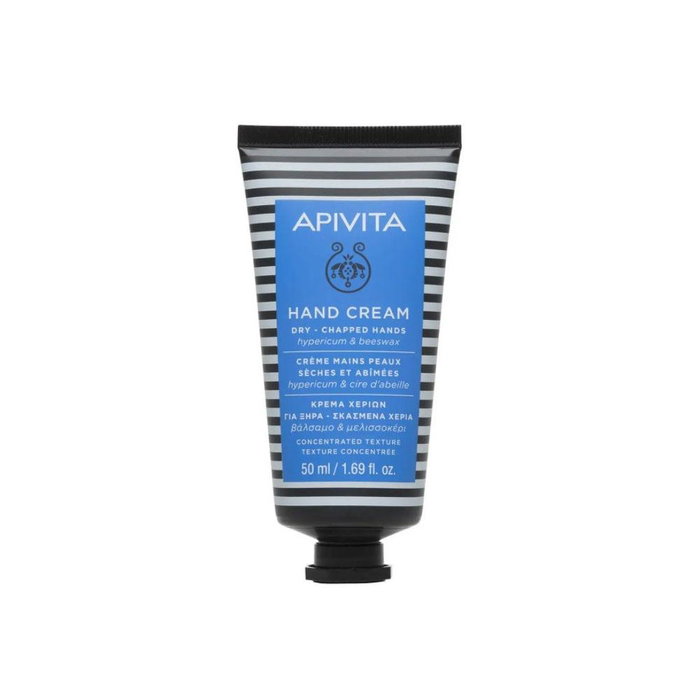 Apivita Hypercium Hand Cream para manos secas y agrietadas 50 ml