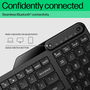 HP 460 Teclado Bluetooth Multi-Dispositivo, Conectividad para Tres Dispositivos, Tamaño Completo con Teclado Numérico, Resistente a Derrames