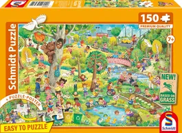 Schmidt Spiele Puzzle SCH1747456966081 La Naturaleza es un Juego de Niños 150 Piezas para Niños a Partir de 7 Años