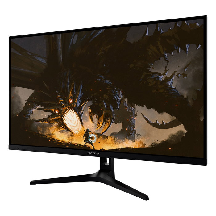 AROZZI Nova Monitor Gaming 32" (80 cm / 31.5") IPS QHD 2560 x 1440 180Hz 1ms HDR Negro con Altavoces, HDMI y DisplayPort