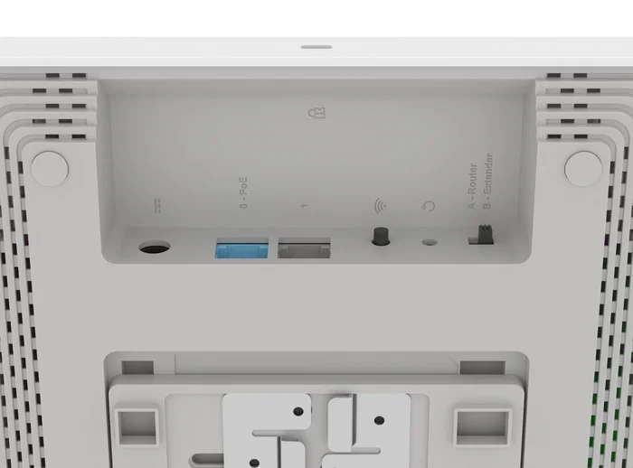 Keenetic Voyager Pro KN-3510 | Router WiFi 6 AX1800 Mesh PoE | Punto Acceso y Extensor | 1800 Mbps, 2 Puertos Gigabit | Blanco