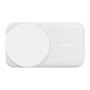Belkin Cargador Inalámbrico Qi2 UltraCharge 25W, 2-en-1, Blanco, con Cable USB-C 1.5m, Ref. WIZ038kqWH