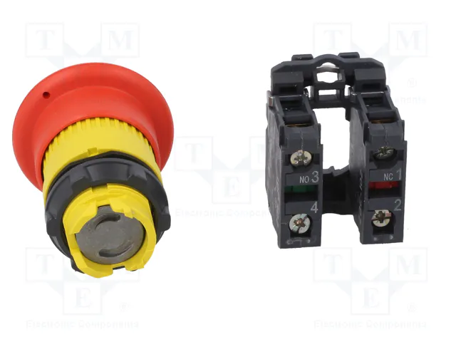 SCHNEIDER ELECTRIC Interruptor de emergencia Harmony XB5 rojo 22mm