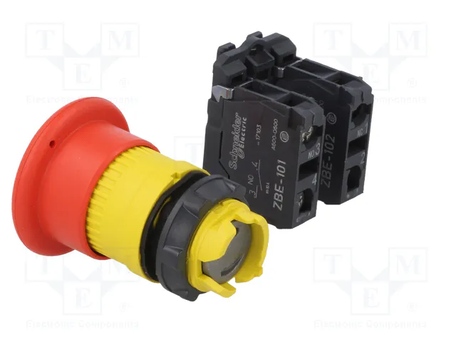 SCHNEIDER ELECTRIC Interruptor de emergencia Harmony XB5 rojo 22mm
