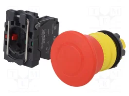SCHNEIDER ELECTRIC Interruptor de emergencia Harmony XB5 rojo 22mm