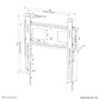 Neomounts WL30-750BL14 Soporte de pared fijo para pantallas 42-75 pulgadas