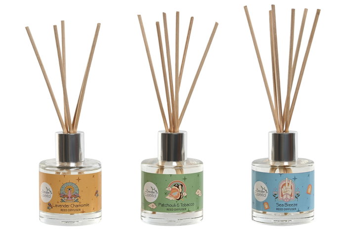 DKD Home Decor Ambientador Mikado Cristal Hippie Soul 50 ml (Pack de 6)