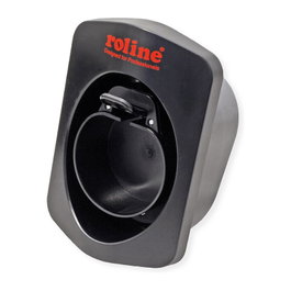 ROLINE Soporte de pared con bandeja para cables 19080090 Negro