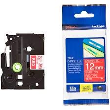 Brother Cinta Laminada TZe-435 12mm Blanco sobre Rojo Brother Cinta Laminada TZe-435 12mm Blanco sobre Rojo