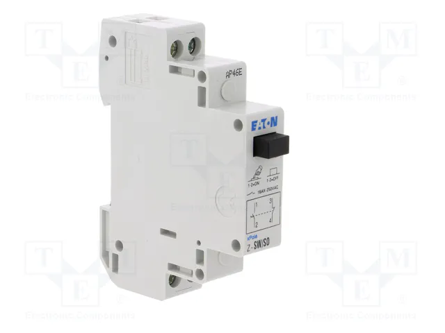 EATON ELECTRIC Interruptor de botón Z-SW negro