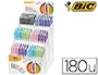 Bic Boligrafo Cristal Up Bicolor Punta 1,2 mm Expositor 180 Unidades Colores Surtidos