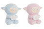 DKD Home Decor Peluche Baby Oveja 20 x 30 x 30 cm 4 Unidades Azul Rosa