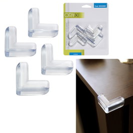 ORYX Protector de Esquinas para Muebles (Blister de 4 Piezas)