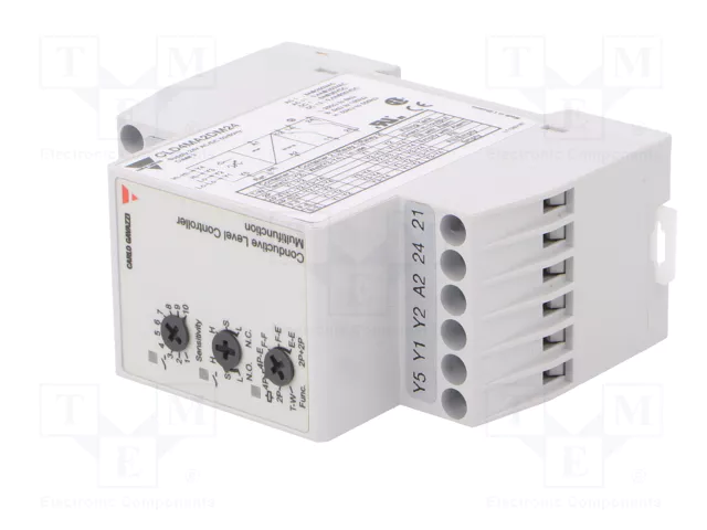 CARLO GAVAZZI CLD4MA2DM24 Relé de monitorización de nivel para líquido conductivo CARLO GAVAZZI CLD4MA2DM24 Relé de monitorización de nivel para líquido conductivo