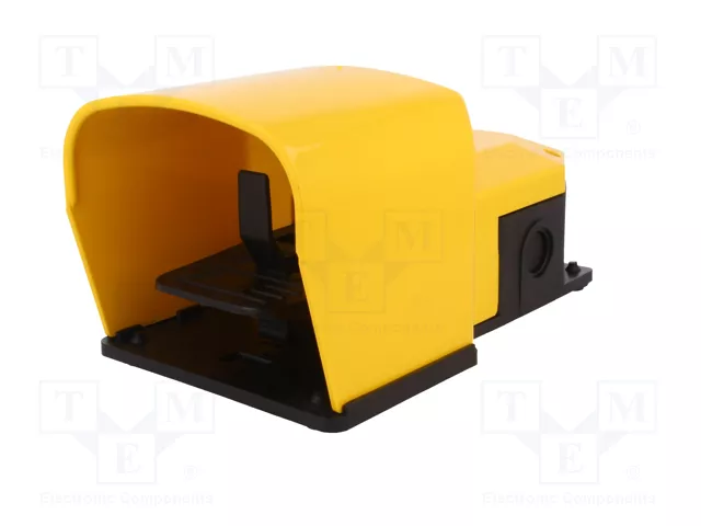PIZZATO ELETTRICA Interruptor de pie amarillo SPST-NO + SPST-NC 6A/250VAC