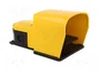 PIZZATO ELETTRICA Interruptor de pie amarillo SPST-NO + SPST-NC 6A/250VAC
