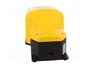 PIZZATO ELETTRICA Interruptor de pie amarillo SPST-NO + SPST-NC 6A/250VAC