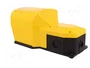 PIZZATO ELETTRICA Interruptor de pie amarillo SPST-NO + SPST-NC 6A/250VAC