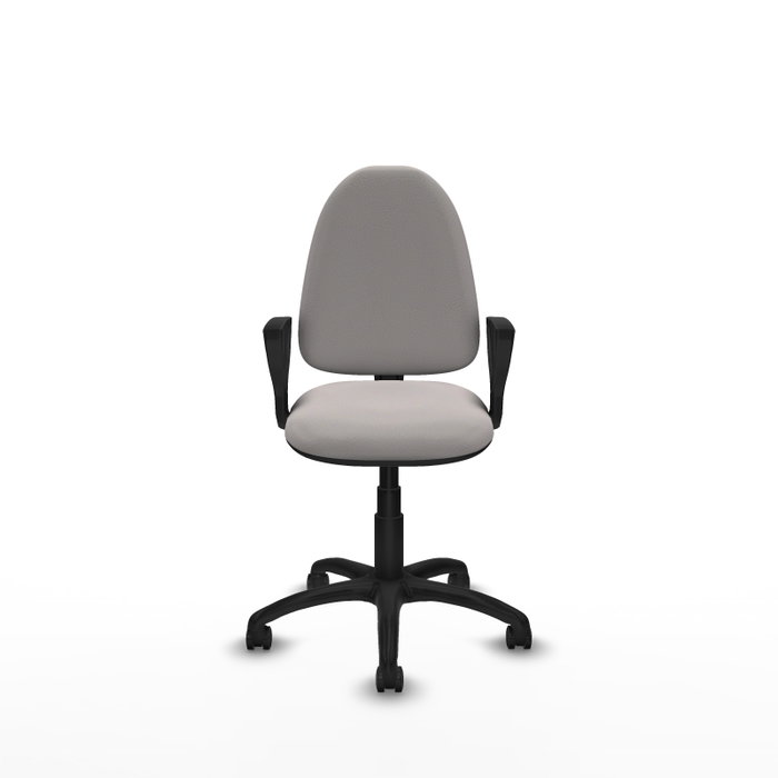 PIQUERAS Y CRESPO Silla de oficina Aýna Blanca con Similpiel