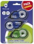 Bismark Pack Ahorro de 3 Cintas Correctoras 5 mm x 12 m Multicolor