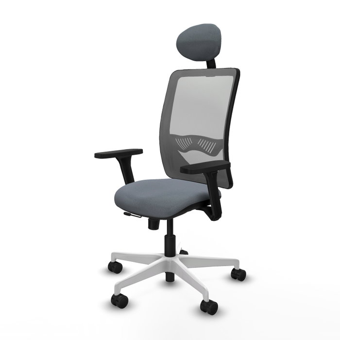 PIQUERAS Y CRESPO Silla de oficina Zulema Gris con Mecanismo Sincro/Traslack PIQUERAS Y CRESPO Silla de oficina Zulema Gris con Mecanismo Sincro/Traslack