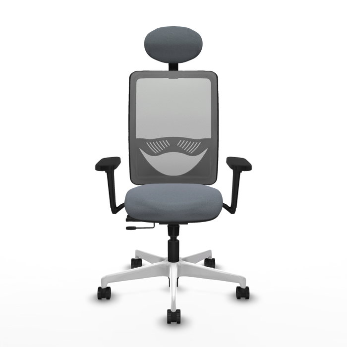 PIQUERAS Y CRESPO Silla de oficina Zulema Gris con Mecanismo Sincro/Traslack PIQUERAS Y CRESPO Silla de oficina Zulema Gris con Mecanismo Sincro/Traslack