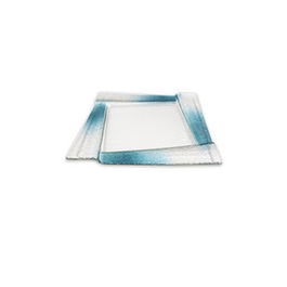 Vajilla Zoom Plato Liso Turquesa 20 x 20 cm, No Apto para Lavavajillas ni Microondas (Set de 6)