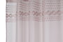 DKD Home Decor Cortina Boho Rosa Palo Poliester 260 x 140 cm (2 Unidades) Estilo Bohemio