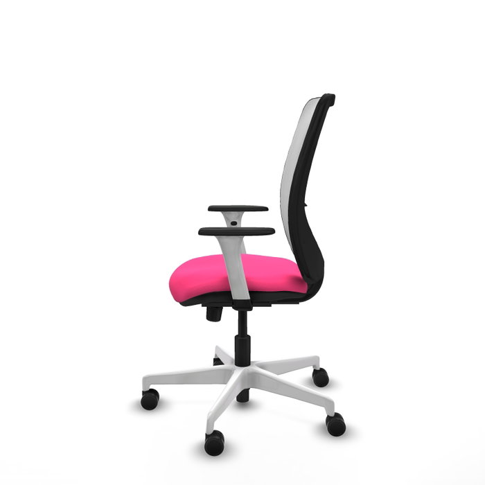 PIQUERAS Y CRESPO Silla de oficina Zulema Rosa y Blanco PIQUERAS Y CRESPO Silla de oficina Zulema Rosa y Blanco