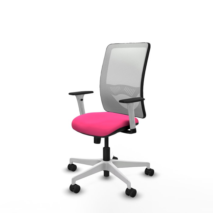 PIQUERAS Y CRESPO Silla de oficina Zulema Rosa y Blanco PIQUERAS Y CRESPO Silla de oficina Zulema Rosa y Blanco
