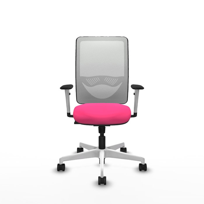 PIQUERAS Y CRESPO Silla de oficina Zulema Rosa y Blanco PIQUERAS Y CRESPO Silla de oficina Zulema Rosa y Blanco