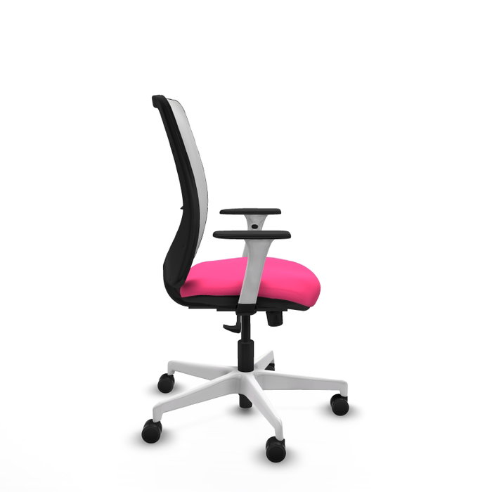 PIQUERAS Y CRESPO Silla de oficina Zulema Rosa y Blanco PIQUERAS Y CRESPO Silla de oficina Zulema Rosa y Blanco