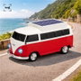 SAMI Altavoz Sami Vintage hippie rojo multimedia 5W