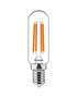 Toshiba Bombilla LED E14 4.5W 2700K T25 - Bombilla LED cálida para lámparas