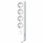 Quarx Regleta de 4 tomas con interruptor y cable de 1,5 m