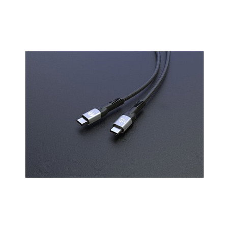 MANHATTAN Cable USB-C a USB-C 1 m USB4 Gen 3x2 240W 40Gbps 8K Thunderbolt 4 Carga Rápida Laptop Negro