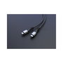 MANHATTAN Cable USB-C a USB-C 1 m USB4 Gen 3x2 240W 40Gbps 8K Thunderbolt 4 Carga Rápida Laptop Negro